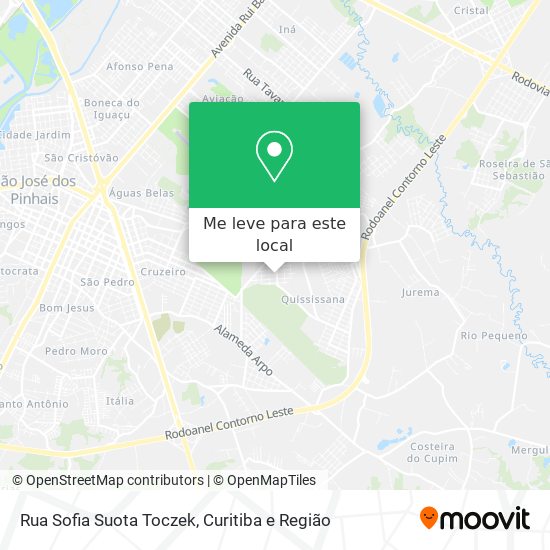 Rua Sofia Suota Toczek mapa