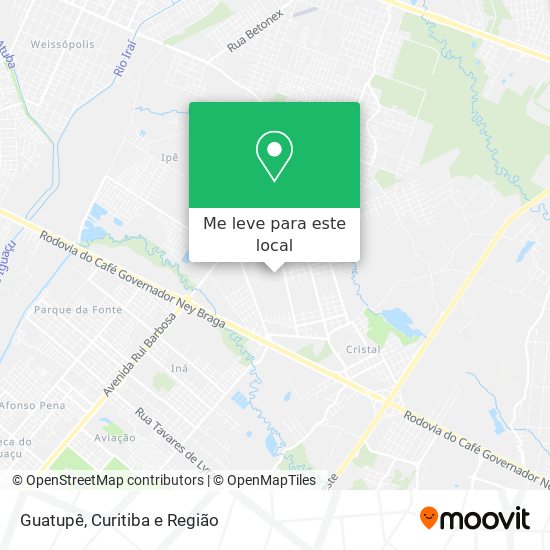 Guatupê mapa