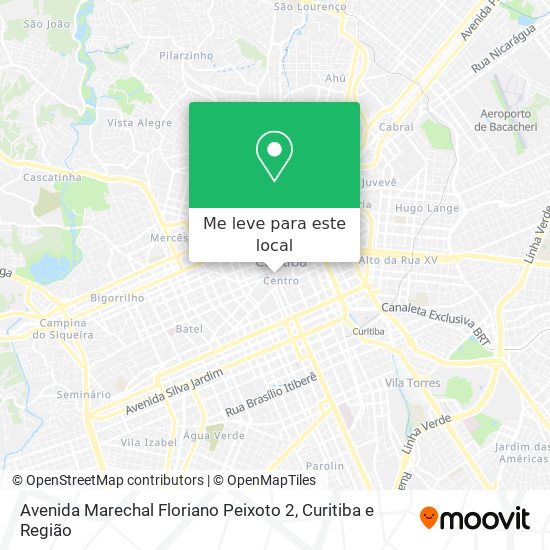 Avenida Marechal Floriano Peixoto 2 mapa