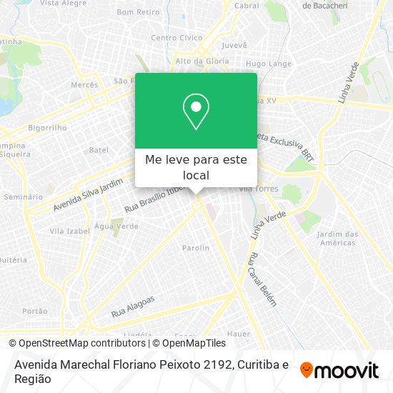 Avenida Marechal Floriano Peixoto 2192 mapa
