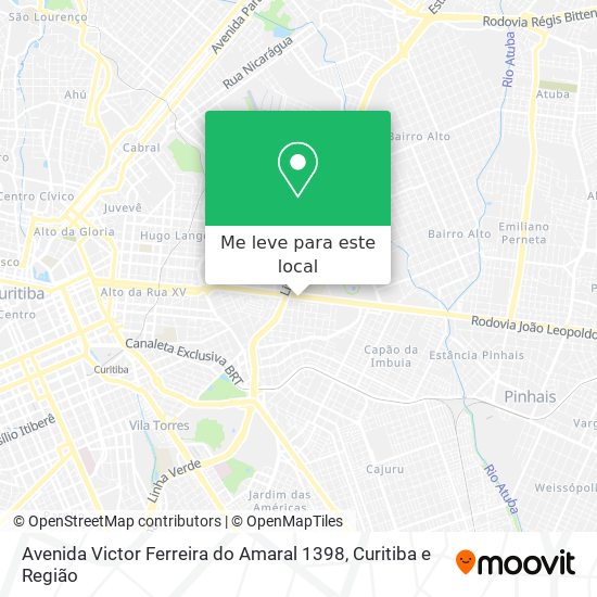 Avenida Victor Ferreira do Amaral 1398 mapa