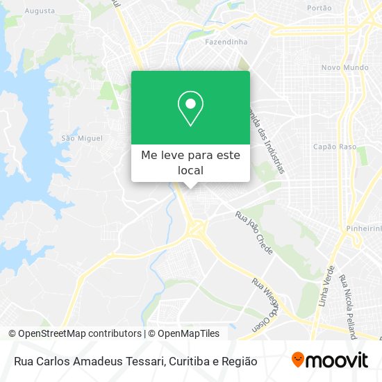 Rua Carlos Amadeus Tessari mapa