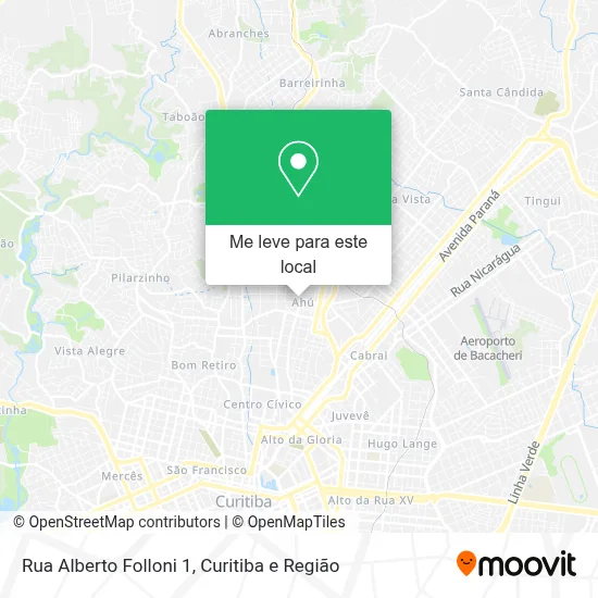 Rua Alberto Folloni 1 mapa