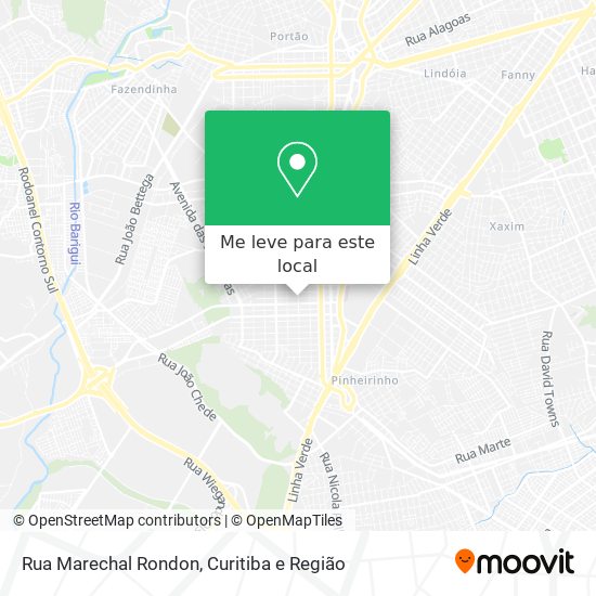 Rua Marechal Rondon mapa