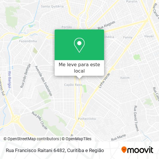 Rua Francisco Raitani 6482 mapa