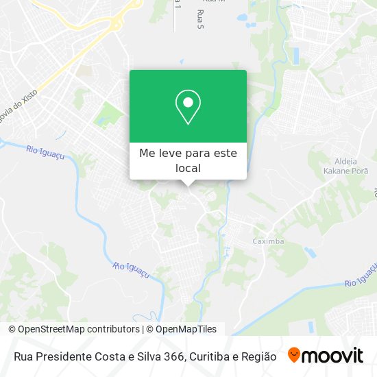 Rua Presidente Costa e Silva 366 mapa
