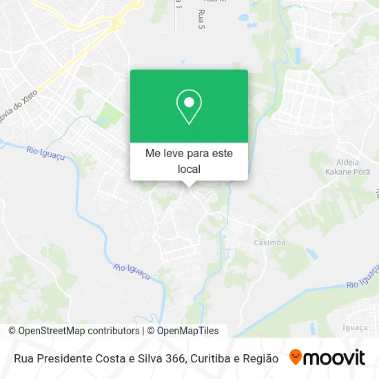 Rua Presidente Costa e Silva 366 mapa