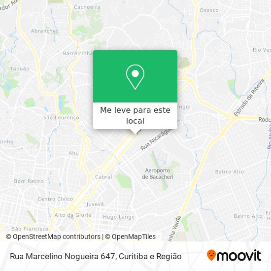 Rua Marcelino Nogueira 647 mapa