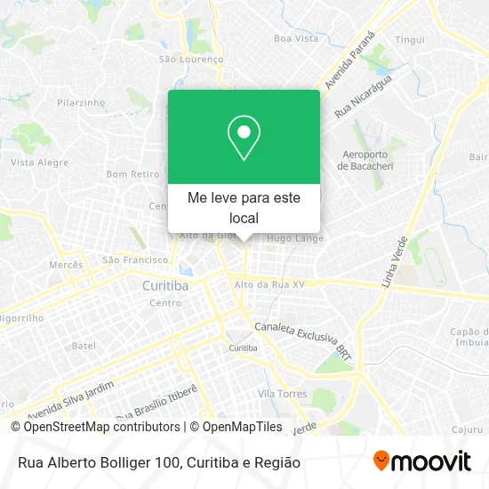 Rua Alberto Bolliger 100 mapa