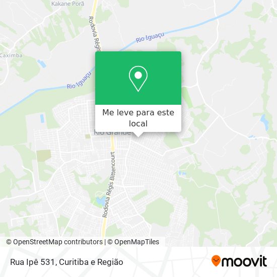Rua Ipê 531 mapa