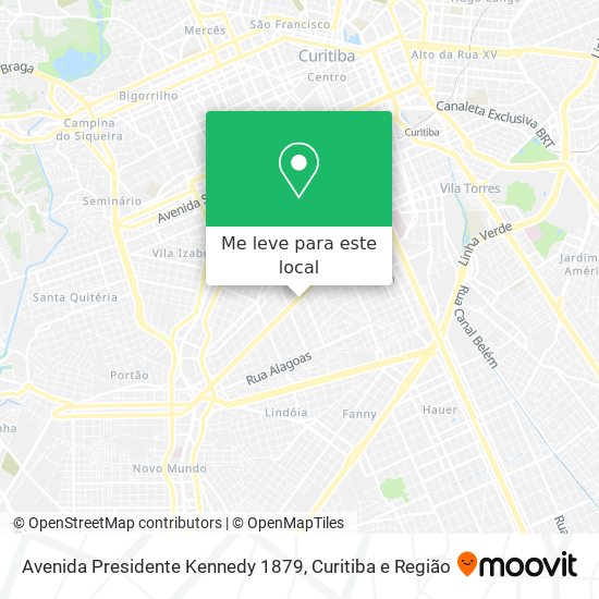 Avenida Presidente Kennedy 1879 mapa