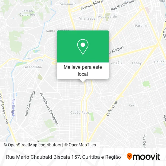 Rua Mario Chaubald Biscaia 157 mapa