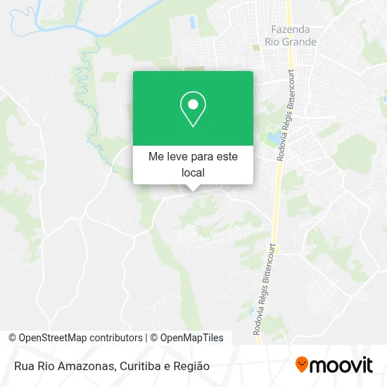 Rua Rio Amazonas mapa
