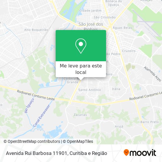 Avenida Rui Barbosa 11901 mapa