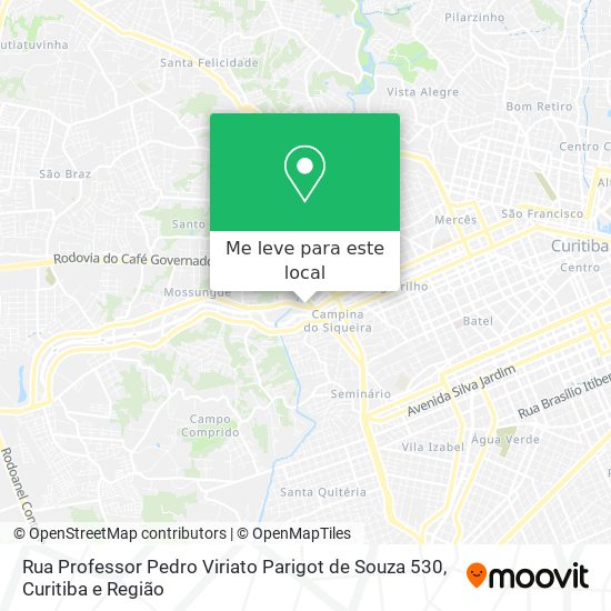Rua Professor Pedro Viriato Parigot de Souza 530 mapa
