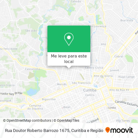 Rua Doutor Roberto Barrozo 1675 mapa