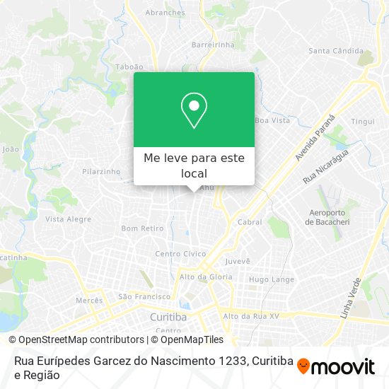 Rua Eurípedes Garcez do Nascimento 1233 mapa
