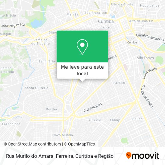 Rua Murilo do Amaral Ferreira mapa