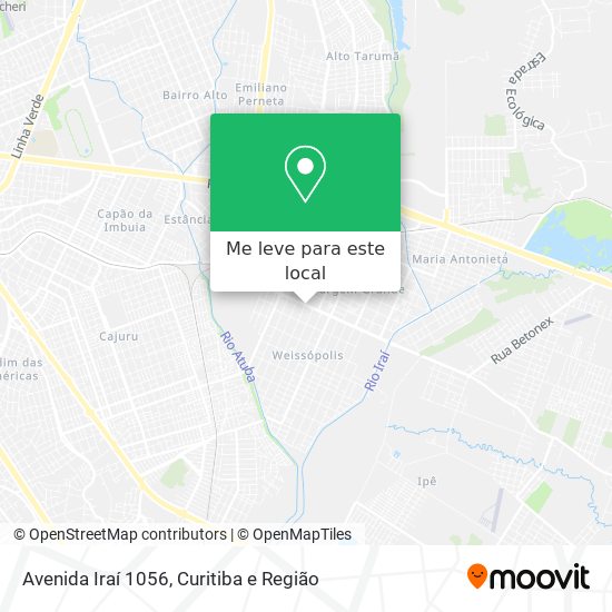 Avenida Iraí 1056 mapa