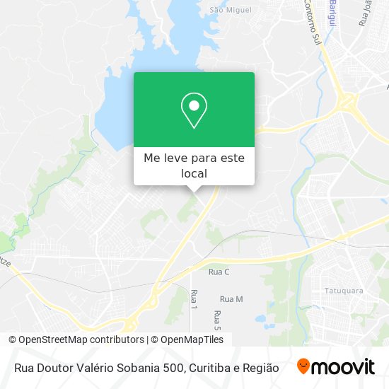 Rua Doutor Valério Sobania 500 mapa