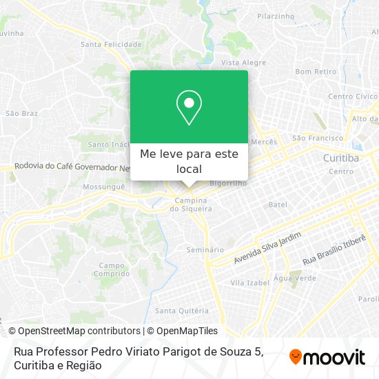 Rua Professor Pedro Viriato Parigot de Souza 5 mapa