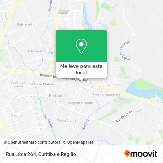 Rua Líbia 264 mapa