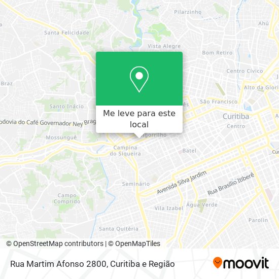 Rua Martim Afonso 2800 mapa