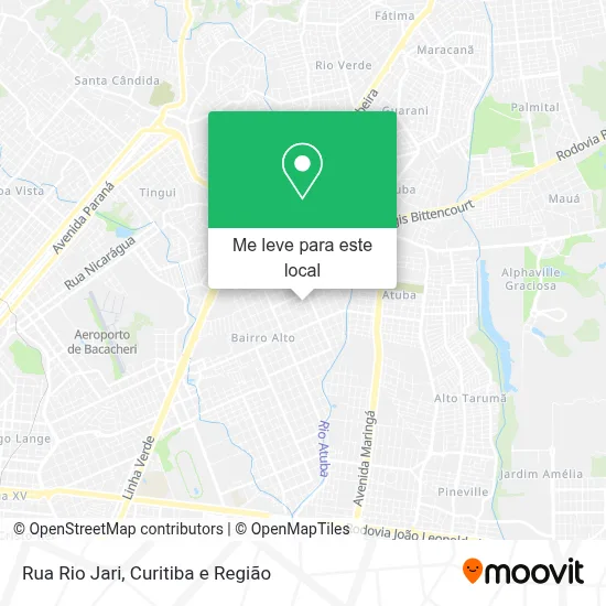 Rua Rio Jari mapa