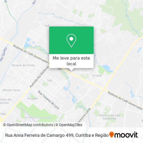 Rua Anna Ferreira de Camargo 499 mapa