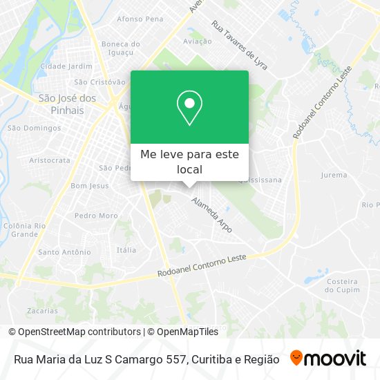 Rua Maria da Luz S Camargo 557 mapa