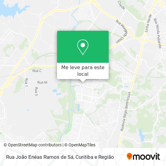 Rua João Enéas Ramos de Sá mapa