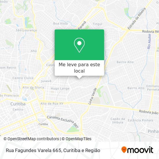 Rua Fagundes Varela 665 mapa