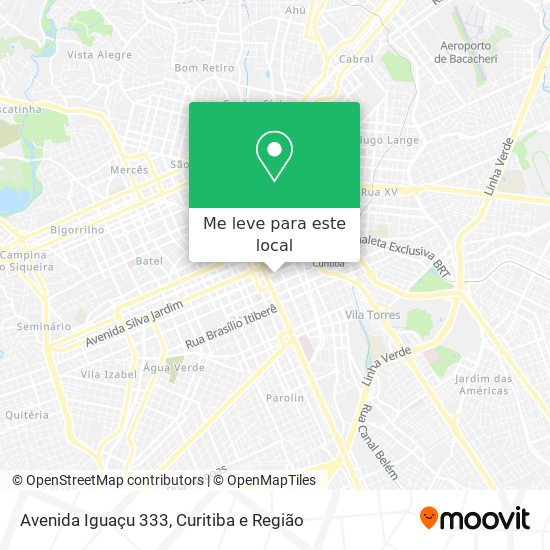 Avenida Iguaçu 333 mapa
