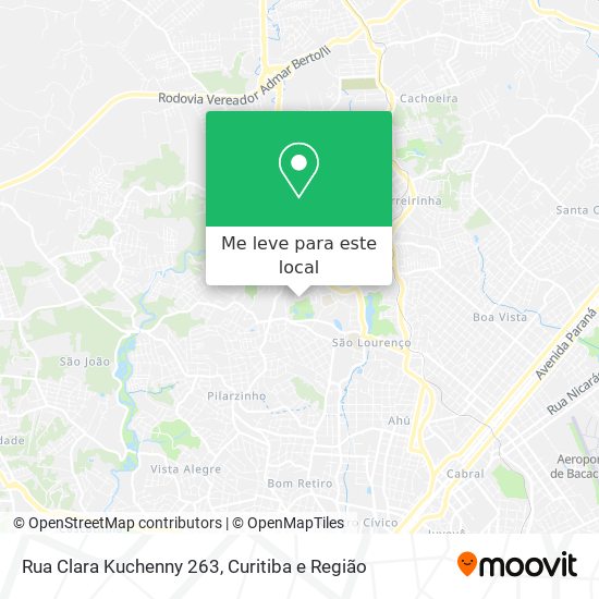 Rua Clara Kuchenny 263 mapa