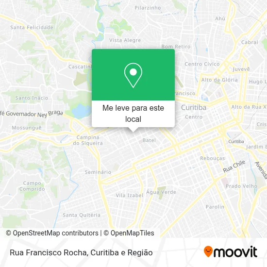 Rua Francisco Rocha mapa