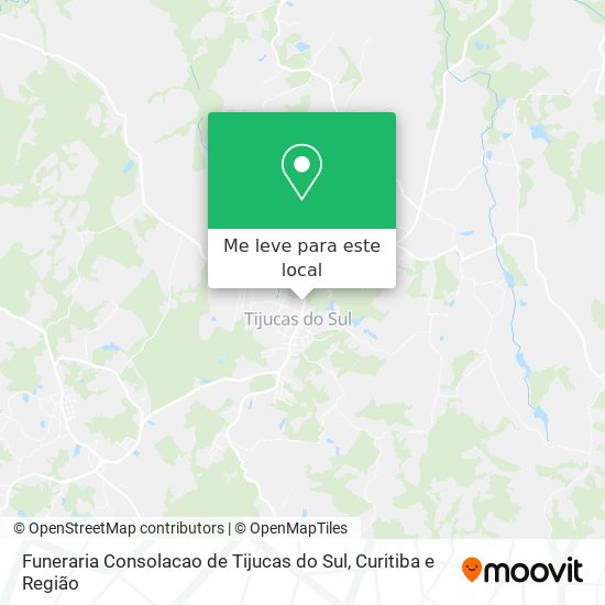 Funeraria Consolacao de Tijucas do Sul mapa