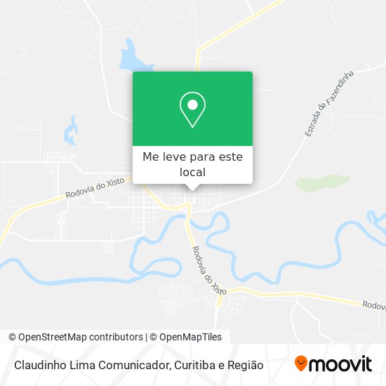 Claudinho Lima Comunicador mapa