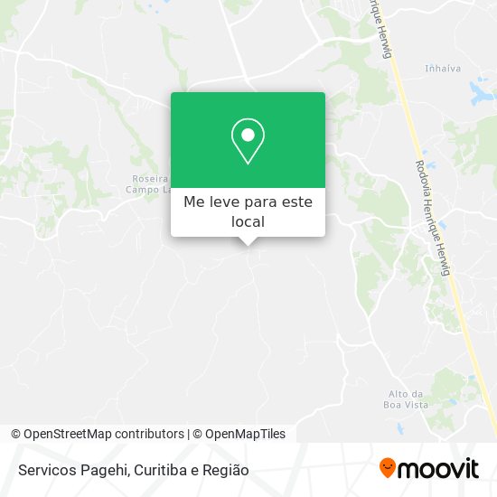 Servicos Pagehi mapa