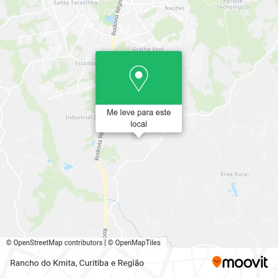 Rancho do Kmita mapa
