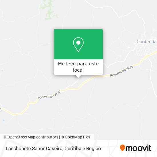Lanchonete Sabor Caseiro mapa