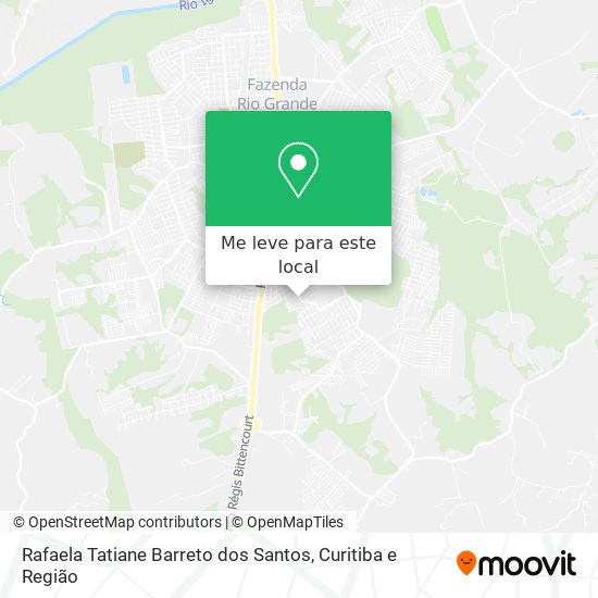 Rafaela Tatiane Barreto dos Santos mapa