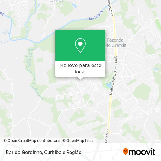 Bar do Gordinho mapa
