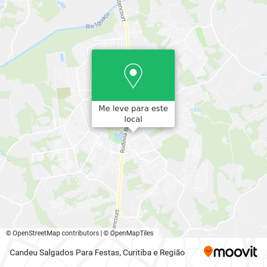 Candeu Salgados Para Festas mapa