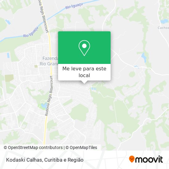 Kodaski Calhas mapa