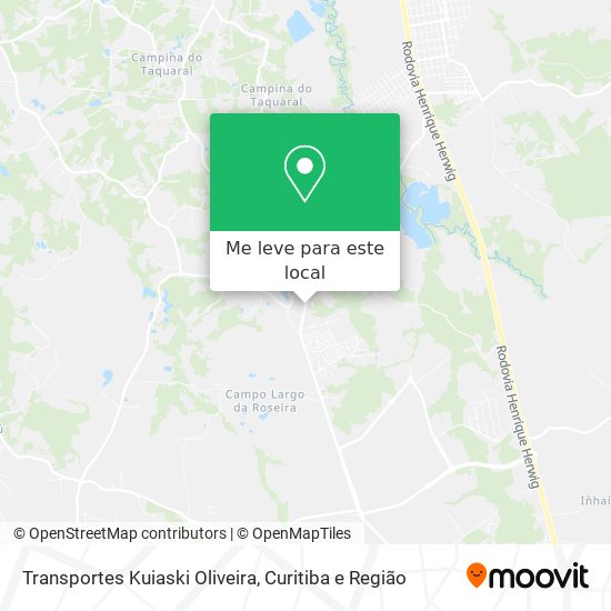 Transportes Kuiaski Oliveira mapa