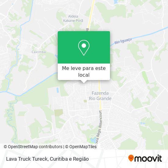 Lava Truck Tureck mapa