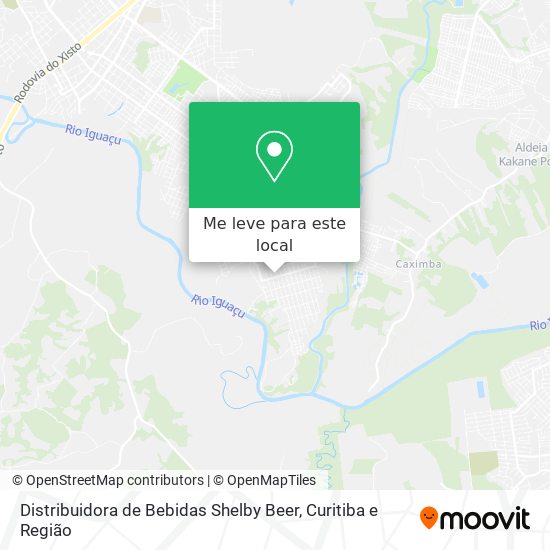 Distribuidora de Bebidas Shelby Beer mapa