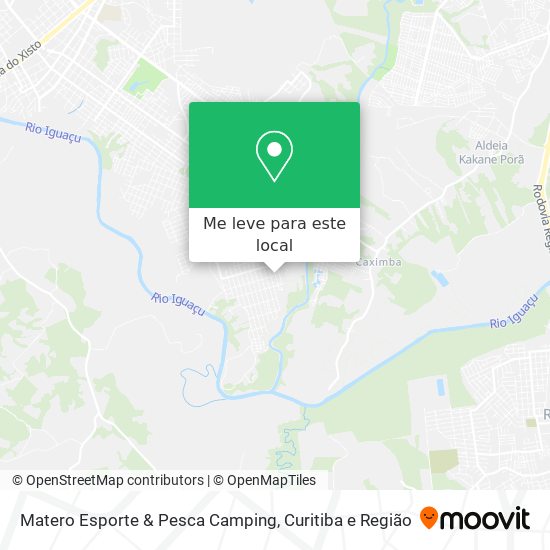 Matero Esporte & Pesca Camping mapa
