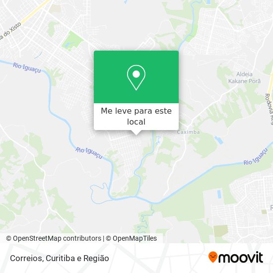 Correios mapa