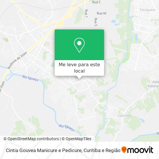 Cintia Gouvea Manicure e Pedicure mapa